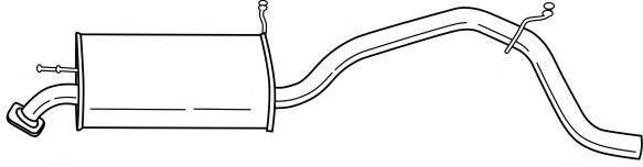 SIGAM 70623 Глушитель выхлопных газов конечный