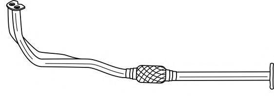 SIGAM 73100 Труба выхлопного газа