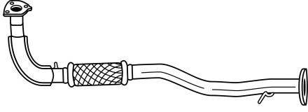 SIGAM 73108 Труба выхлопного газа