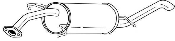 SIGAM 73618 Глушитель выхлопных газов конечный