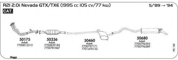 SIGAM RE168 Система выпуска ОГ