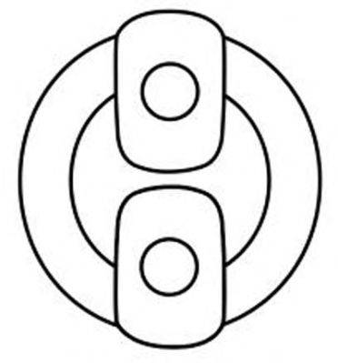 SIGAM 024016 Кронштейн, система выпуска ОГ