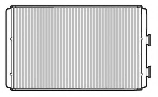 CTR 1228007 Теплообменник, отопление салона