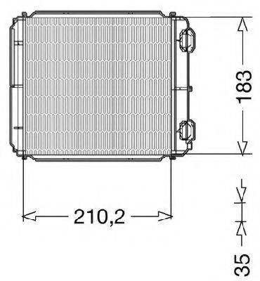 CTR 1228065 Теплообменник, отопление салона