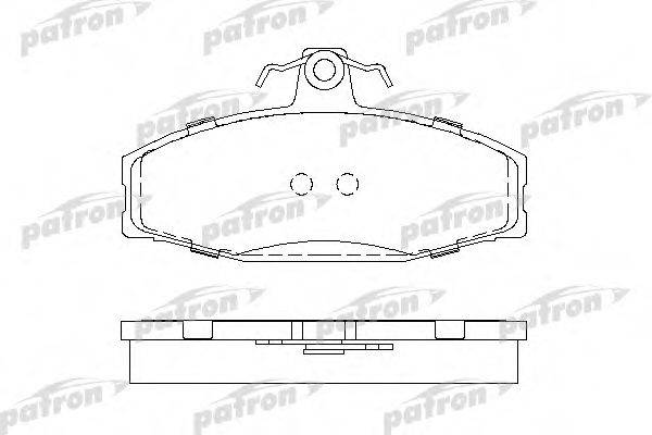 PATRON PBP610 Комплект тормозных колодок, дисковый тормоз