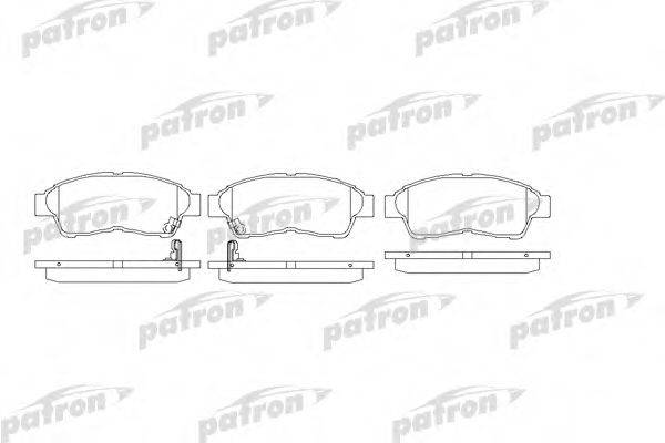 PATRON PBP867 Комплект тормозных колодок, дисковый тормоз