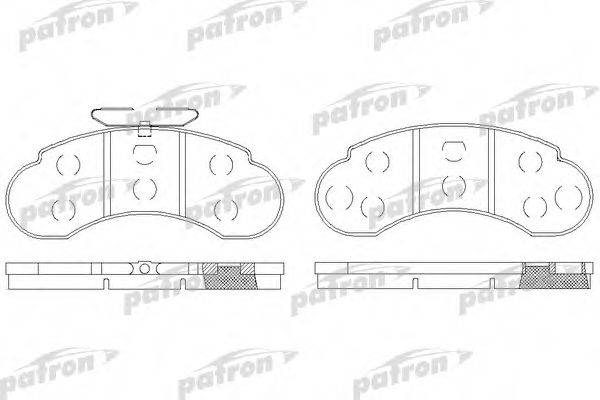 PATRON PBP941 Комплект тормозных колодок, дисковый тормоз