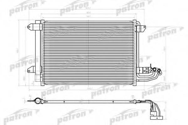 PATRON PRS1156 Конденсатор, кондиционер