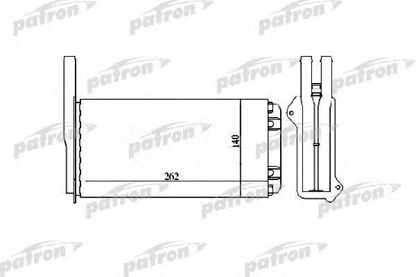 PATRON PRS2034 Теплообменник, отопление салона