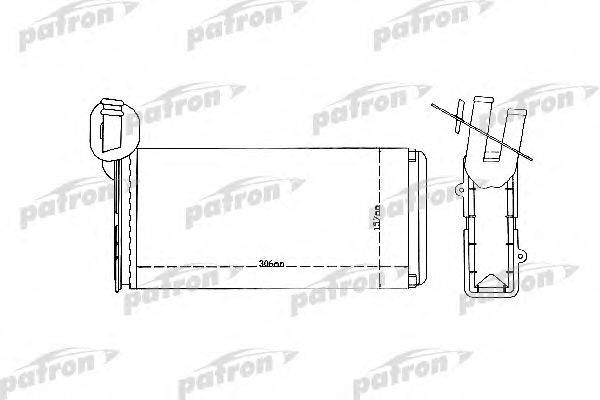 PATRON PRS2079 Теплообменник, отопление салона