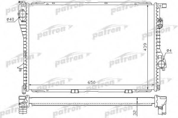 PATRON PRS3388 Радиатор, охлаждение двигателя