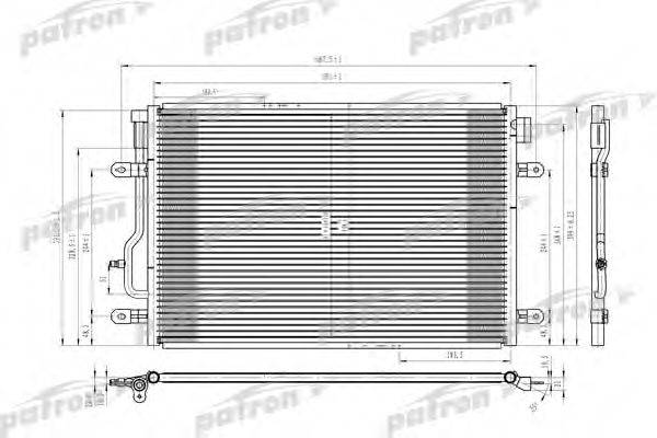 PATRON PRS3622 Конденсатор, кондиционер