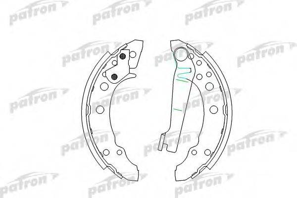 PATRON PSP191 Комплект тормозных колодок