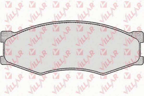 VILLAR 6260264 Комплект тормозных колодок, дисковый тормоз