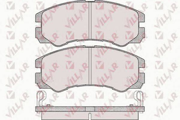 VILLAR 6260565 Комплект тормозных колодок, дисковый тормоз
