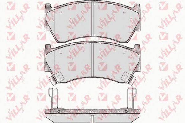 VILLAR 6260617 Комплект тормозных колодок, дисковый тормоз