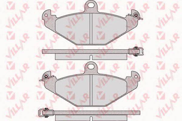 VILLAR 6260890 Комплект тормозных колодок, дисковый тормоз