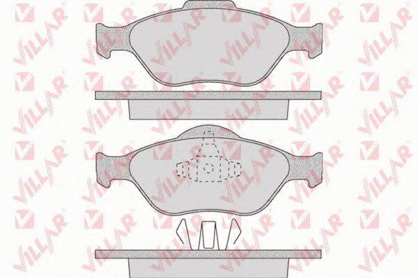 VILLAR 6260949 Комплект тормозных колодок, дисковый тормоз