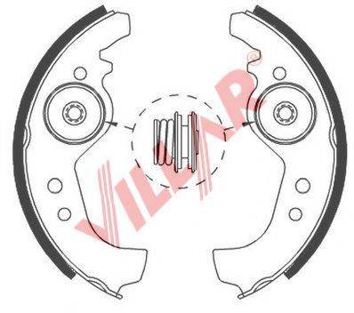 VILLAR 6290539 Комплект тормозных колодок
