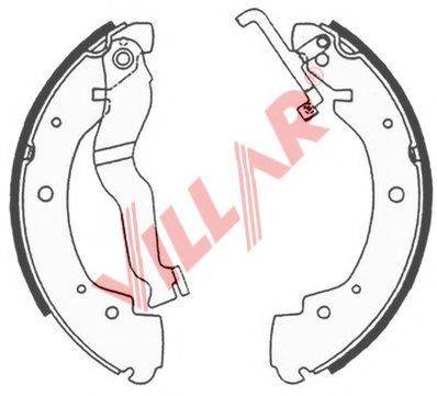 VILLAR 6290645 Комплект тормозных колодок