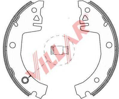 VILLAR 6290762 Комплект тормозных колодок