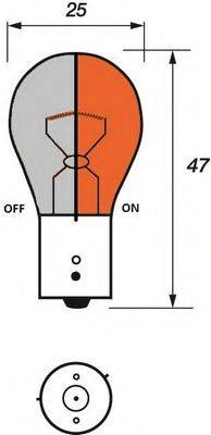 MOTAQUIP VBU993 Лампа накаливания, фонарь указателя поворота