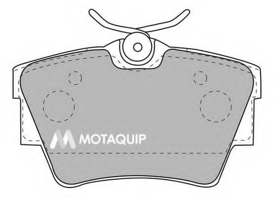 MOTAQUIP LVXL1123 Комплект тормозных колодок, дисковый тормоз