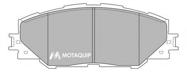 MOTAQUIP LVXL1306 Комплект тормозных колодок, дисковый тормоз