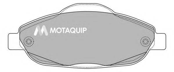 MOTAQUIP LVXL1333 Комплект тормозных колодок, дисковый тормоз
