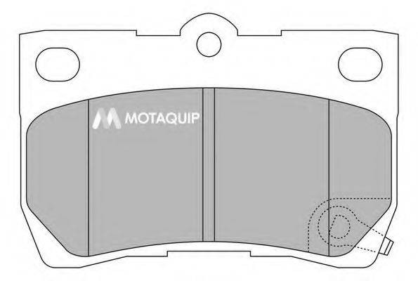 MOTAQUIP LVXL1361 Комплект тормозных колодок, дисковый тормоз