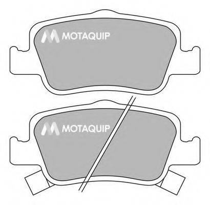 MOTAQUIP LVXL1406 Комплект тормозных колодок, дисковый тормоз