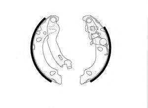 MOTAQUIP VBS689 Комплект тормозных колодок