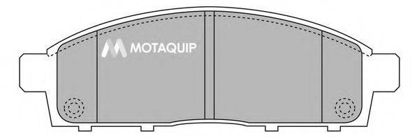 MOTAQUIP LVXL1336 Комплект тормозных колодок, дисковый тормоз