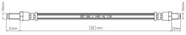 MOTAQUIP VBH696 Тормозной шланг