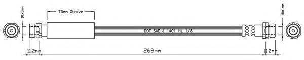 MOTAQUIP VBJ637 Тормозной шланг