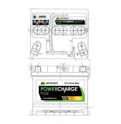 MOTAQUIP VBY2 Стартерная аккумуляторная батарея