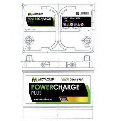 MOTAQUIP VBY71 Стартерная аккумуляторная батарея