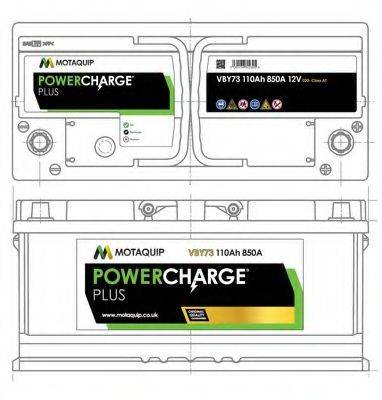 MOTAQUIP VBY73 Стартерная аккумуляторная батарея