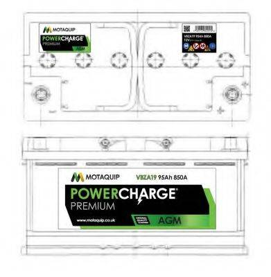 MOTAQUIP VBZA19 Стартерная аккумуляторная батарея