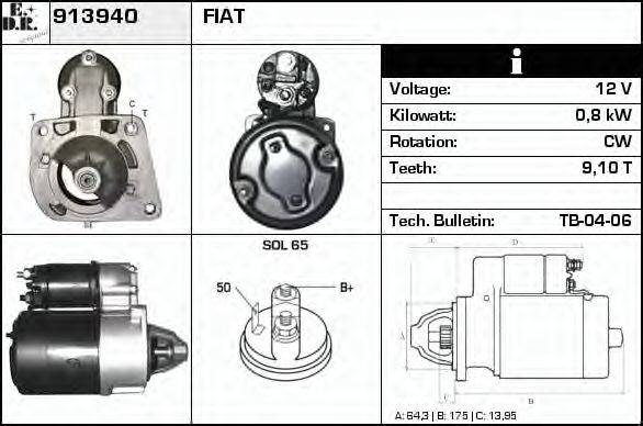 EDR 913940 Стартер