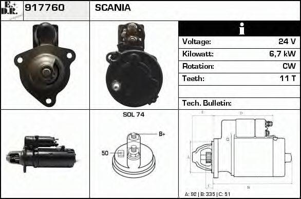 EDR 917760 Стартер