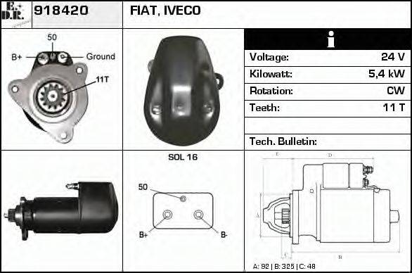 EDR 918420 Стартер