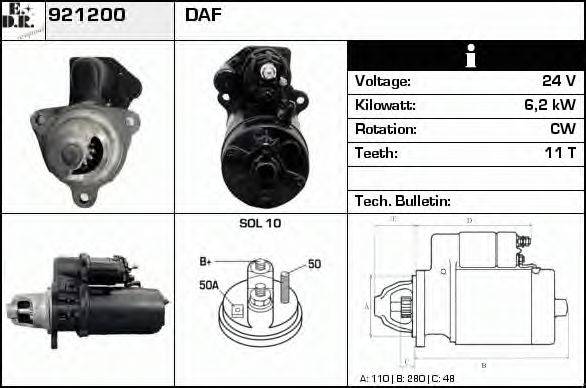 EDR 921200 Стартер