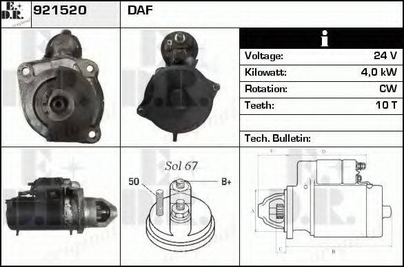 EDR 921520 Стартер