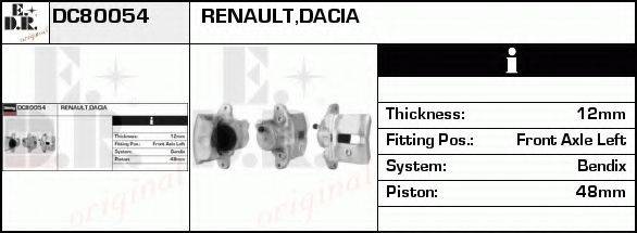 EDR DC80054 Тормозной суппорт