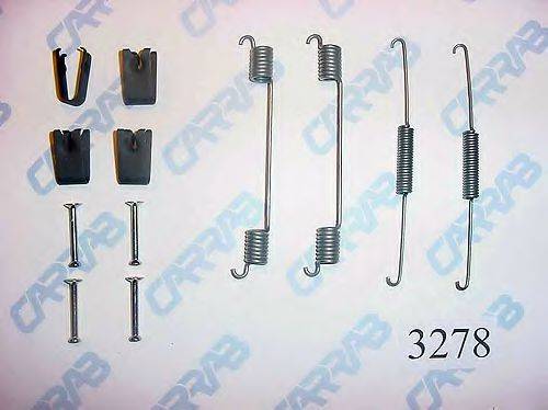 CARRAB BRAKE PARTS 3278 Комплектующие, тормозная колодка