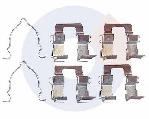 CARRAB BRAKE PARTS 2171 Комплектующие, колодки дискового тормоза