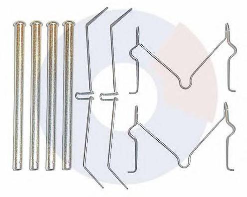 CARRAB BRAKE PARTS 2186 Комплектующие, колодки дискового тормоза