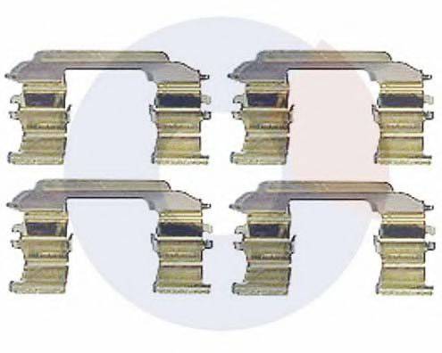 CARRAB BRAKE PARTS 2324 Комплектующие, колодки дискового тормоза