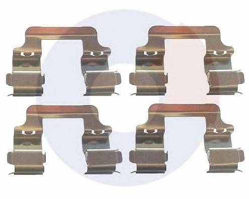 CARRAB BRAKE PARTS 2349 Комплектующие, колодки дискового тормоза